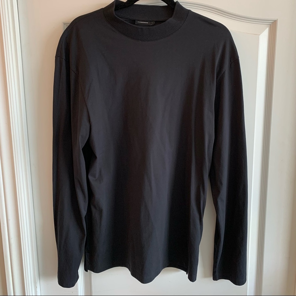 J. Lindeberg Ace Mock LS T-Shirt Size Large